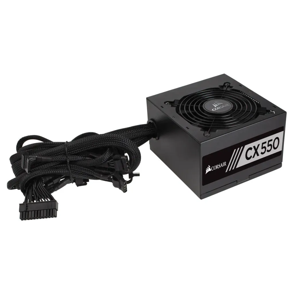 Corsair CX550 80 PLUS Bronze Certified ATX Power Supply  550W CP-9020121-UK