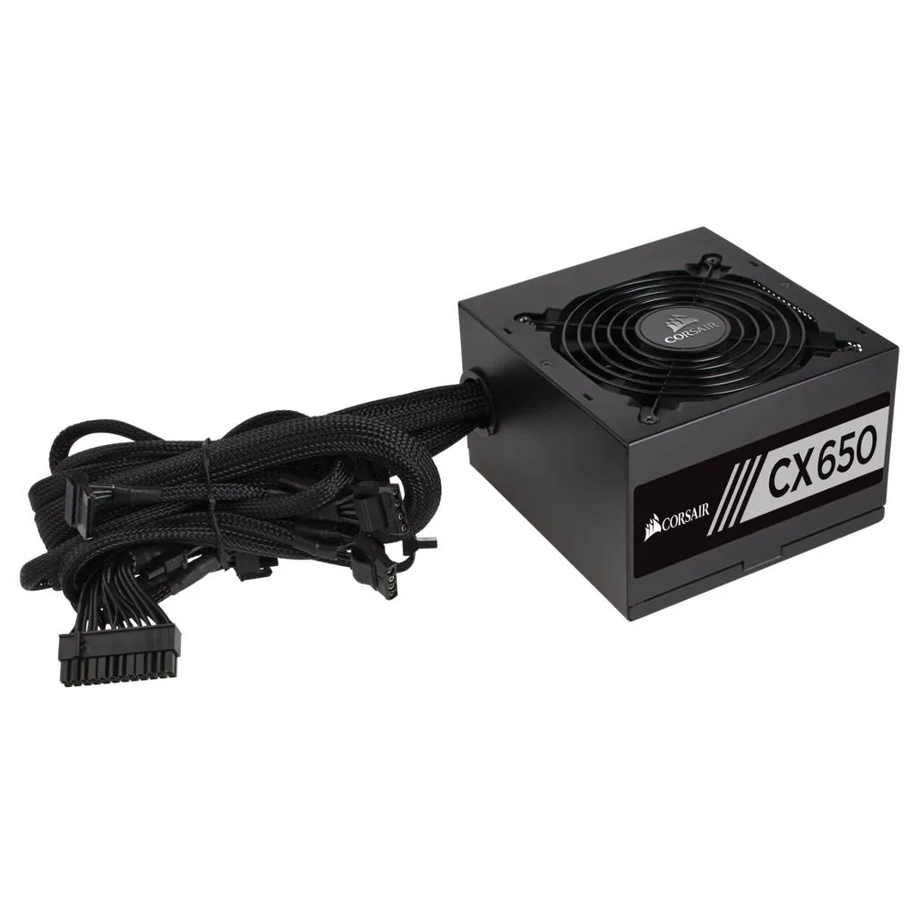 Corsair CX650 80 PLUS Bronze Certified ATX Power Supply  650W CP-9020122-UK