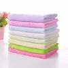 Cotton 25*25cm 10*10 inches Terry Or Bamboo Fiber Baby Bath Washcloths Natural Bamboo Towel