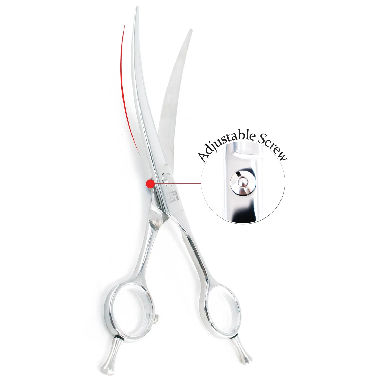 Curved Scissors for Afro Hair 7"