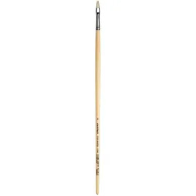 Da Vinci Top Acrylic Synthetic Brush Flat Long Handle Size 4