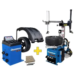 Dannmar DT-50A Tire Changer   DB-70 Wheel Balancer   Tape Weights