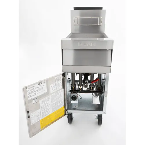 Dean 1PRG50T-SPV Gas Fryer - (1) 50 lb Vat, Floor Model, Natural Gas | Denson CFE