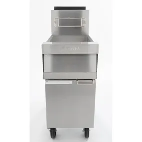 Dean 1PRG50T-SPV Gas Fryer - (1) 50 lb Vat, Floor Model, Natural Gas | Denson CFE