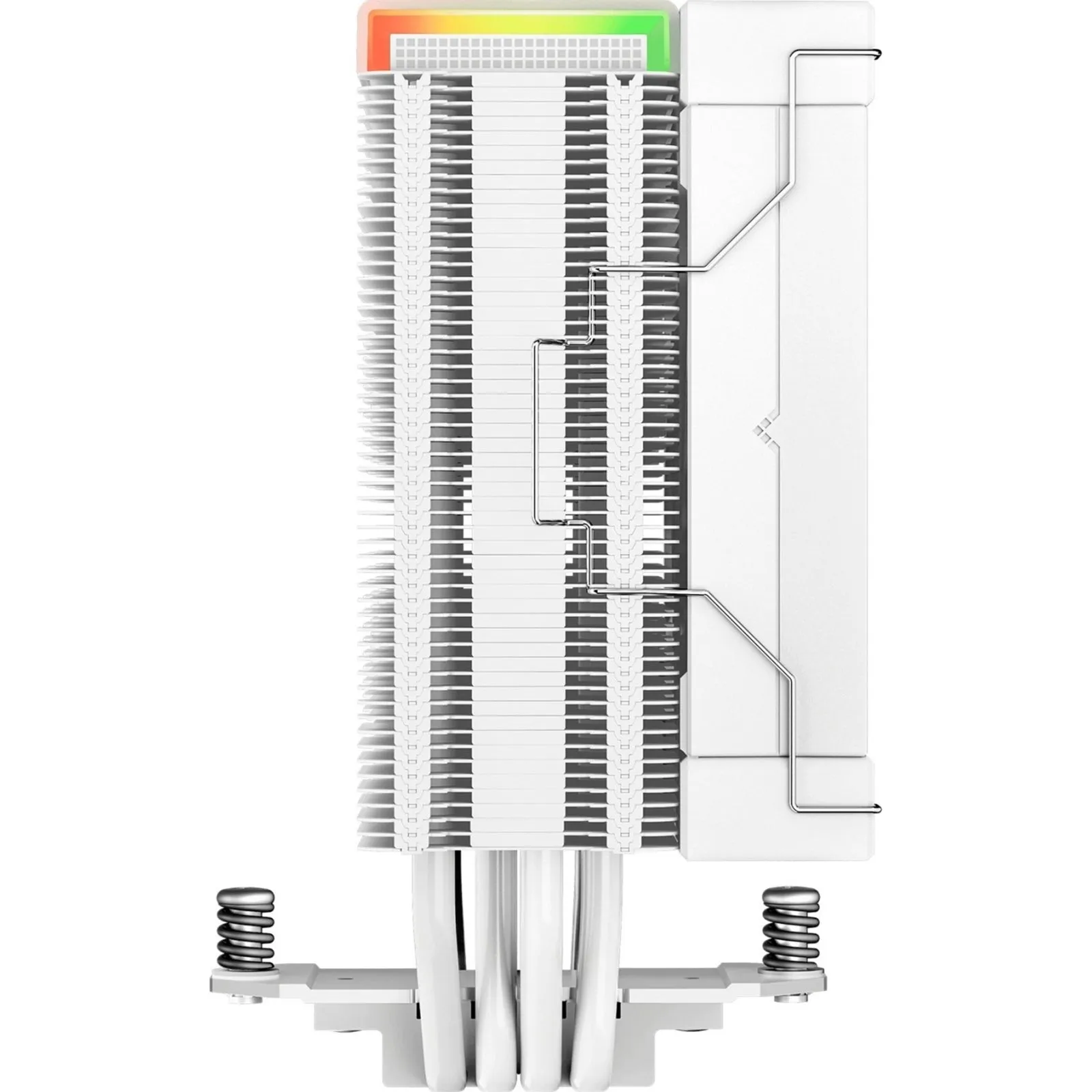 DeepCool AK400 Digital CPU Cooler, White, 1x 120mm Fan, Single Tower, ARGB, 4x Direct Touch Copper Heatpipes, Intel/AMD