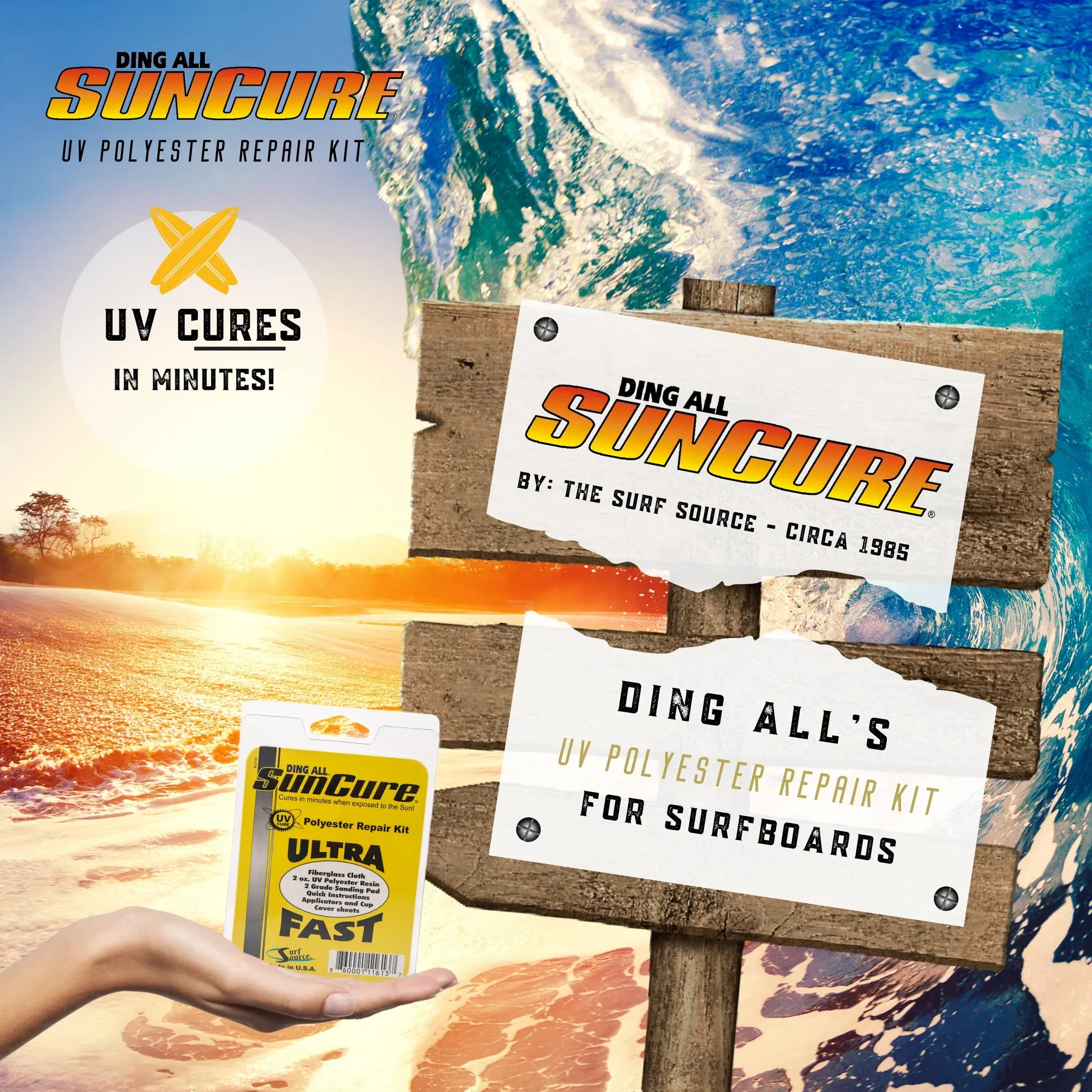 Ding All SunCure Poly Repair Kit