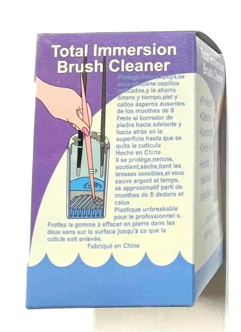 Disinfecting Total Immersion Brush Cleaner jar 4oz