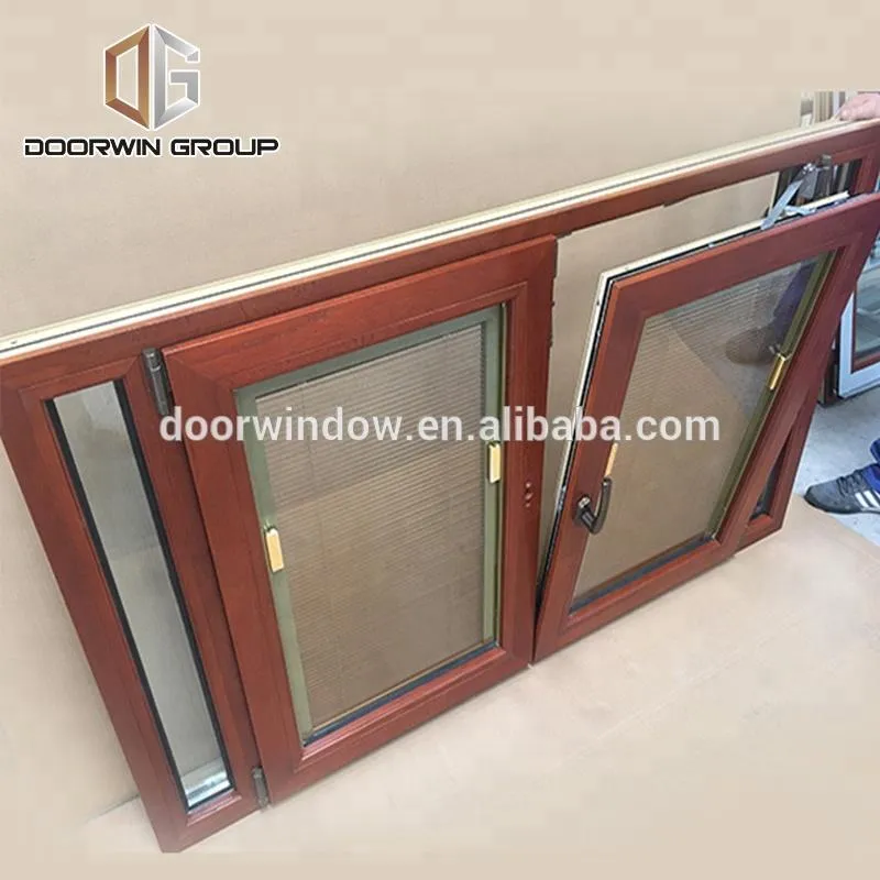 DOORWIN 2021Windows aluminium wood window fans for casement used sunroomby Doorwin on Alibaba