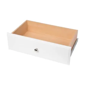 Easy Track RD08 Drawer, Wood, White