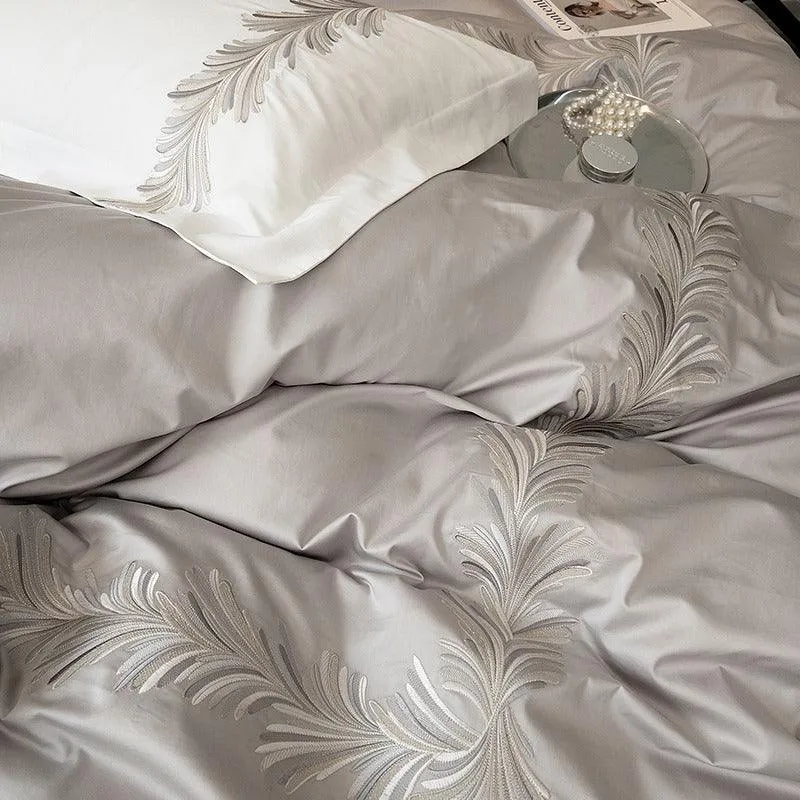 Elegant Embroidery Duvet Set