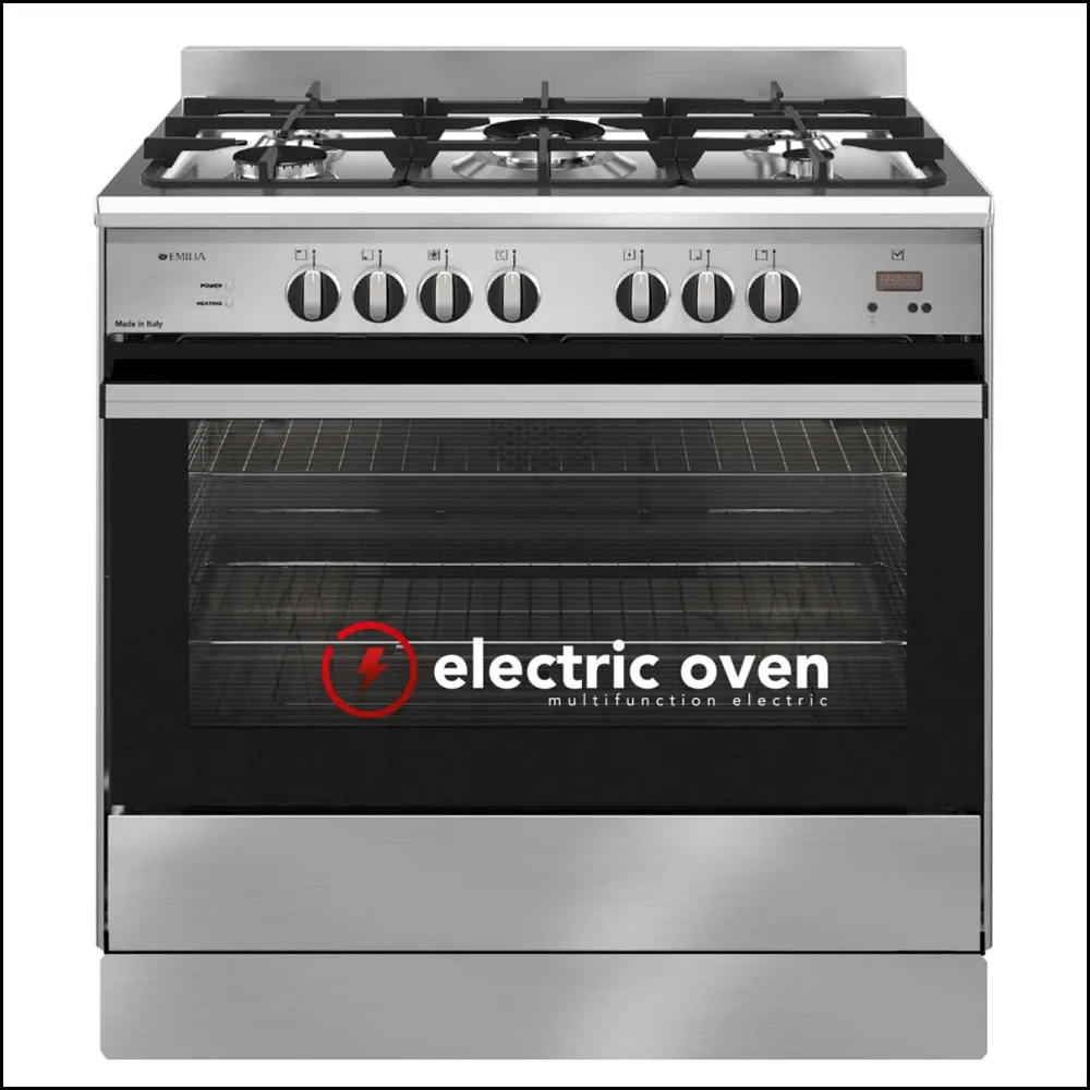 Emilia EM965GE 90cm Dual Fuel Stove with Air Fryer - Special Order