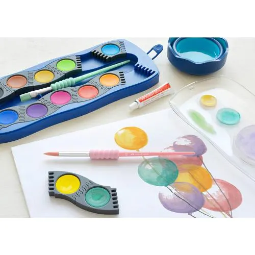 Faber-Castell - Pastel Paint Brush Set - 4 Sizes - Soft Touch