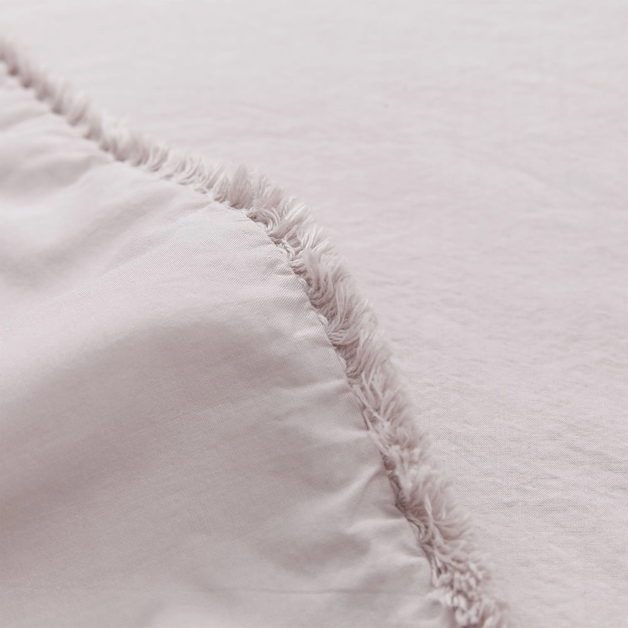 Fajao percale Bedding [Light mauve]