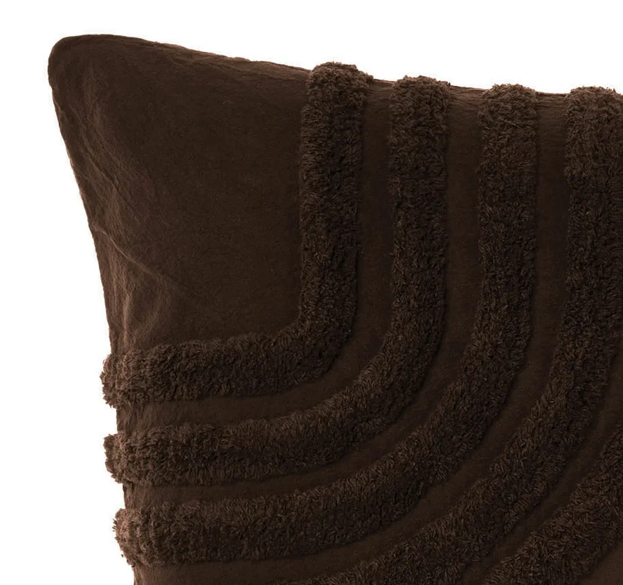 Farrah European Pillowcase Cacao