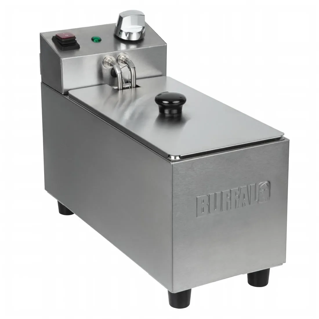 FC255 Buffalo Single Tank Single Basket 3Ltr Countertop Fryer 2kW