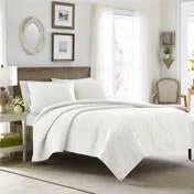 Felicity White Quilt Set