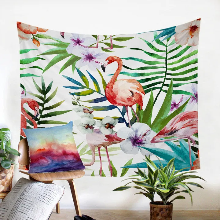 Flamingo Tropics Tapestry