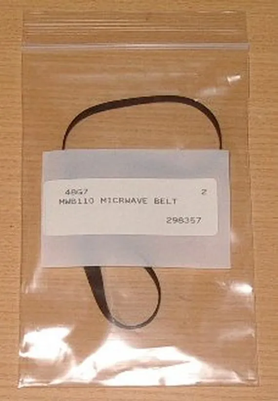 Flat Panasonic Microwave Oven Drive Belt - Part # MWB110