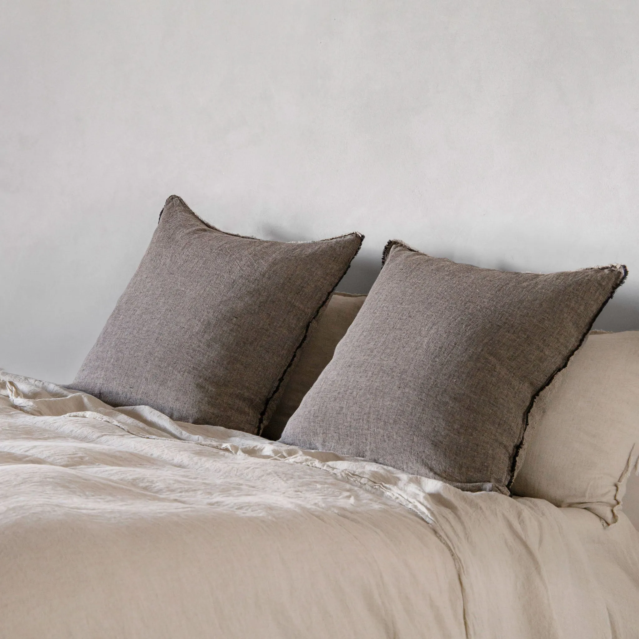 Flocca European Linen Pillowcase - Nox