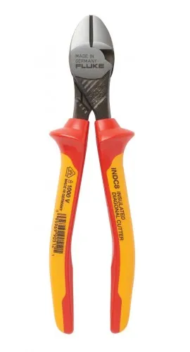 Fluke INDC8 Insulated Heavy Duty High Leverage Diagonal Cutter, 1000V