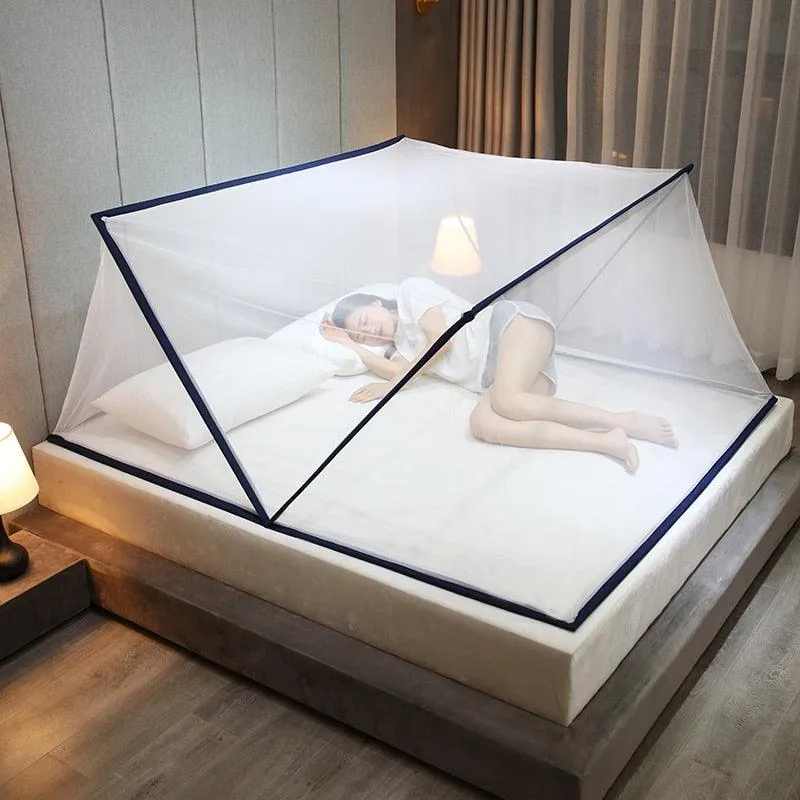 Foldable Bottomless Mosquito Net Portable Anti-mosquito net window  Tent Folding bed Bed canopy on the bed mosquito net baby bed