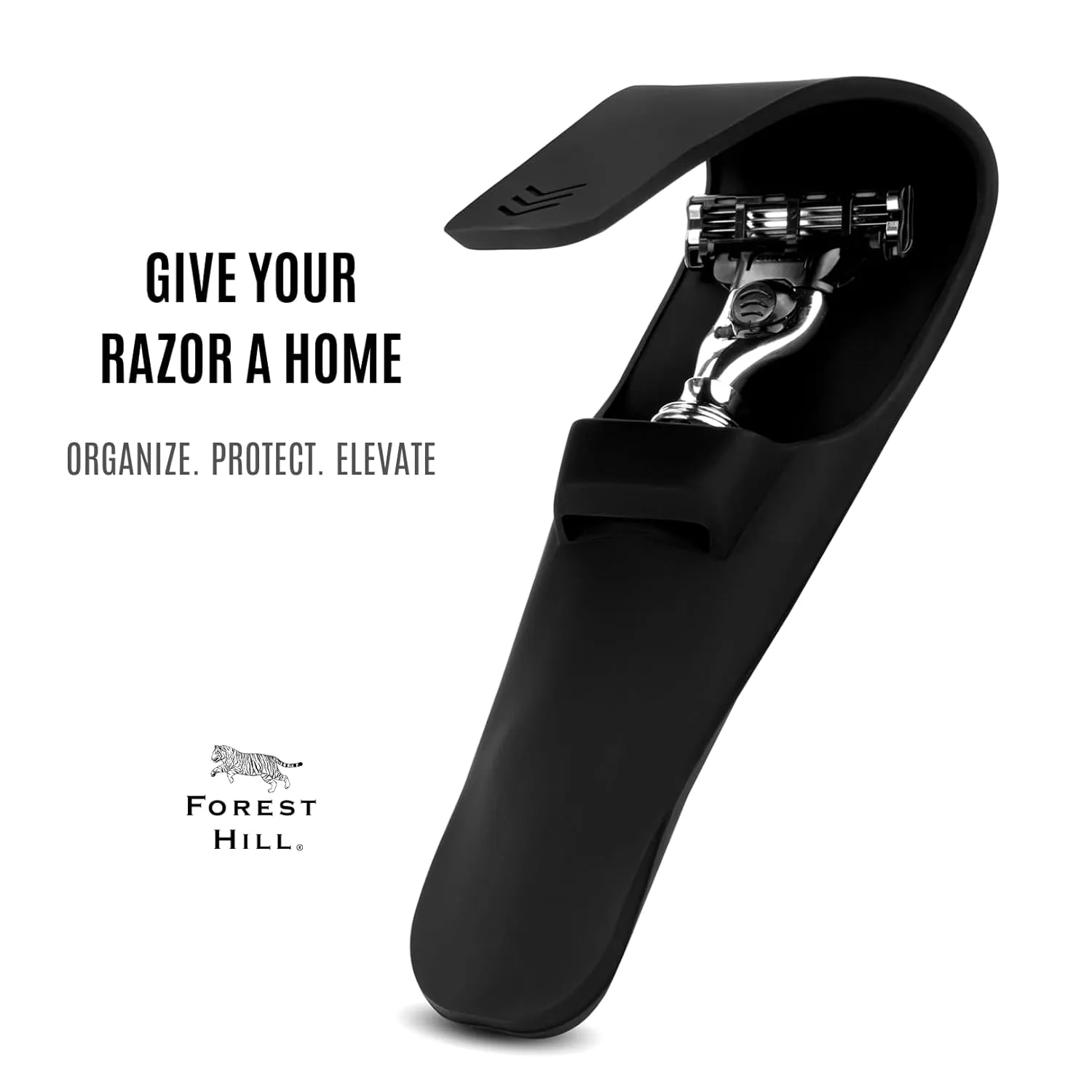 Forest Hill Silicone Shaving Razor Sleeve (Light Grey)