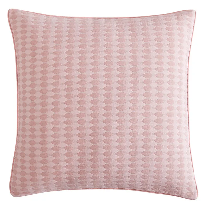 Frankie Blush European Pillowcase by Logan and Mason Platinum