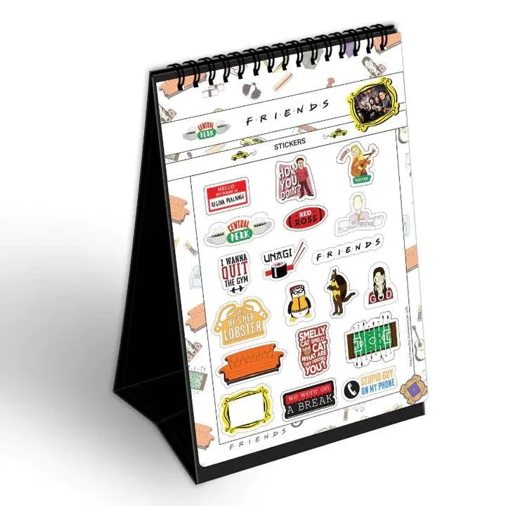 Friends Themed Desk Calendar 2023 - With Sticker Sheet