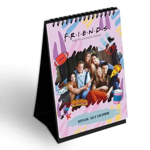 Friends Themed Desk Calendar 2023 - With Sticker Sheet