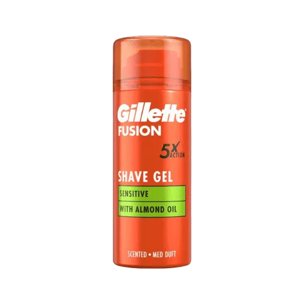 GILLETTE FUSION SHAVE GEL WITH ALMOND OIL 75ML