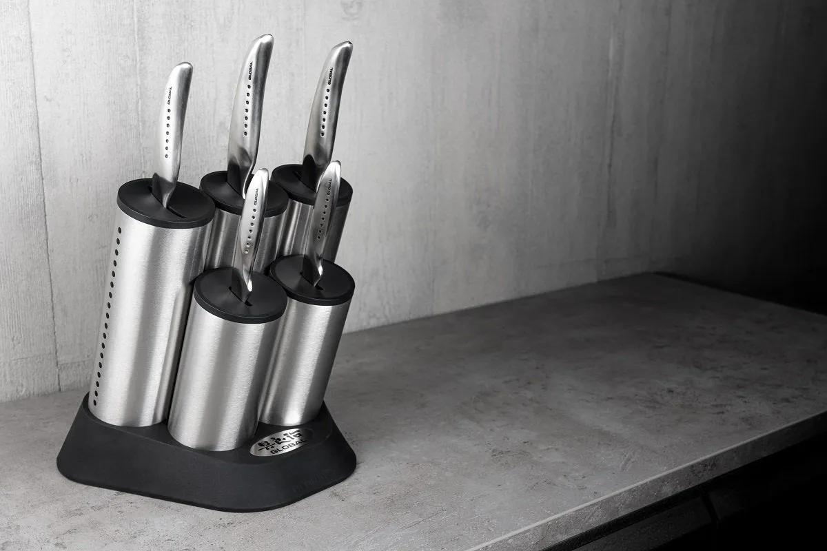 Global SAI-2020/6B Sai Engine 6 Piece Knife Block Set