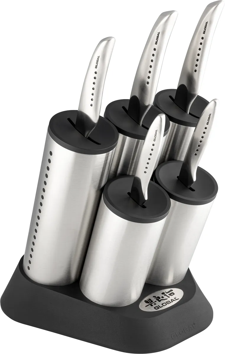 Global SAI-2020/6B Sai Engine 6 Piece Knife Block Set