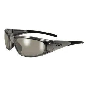 Global Vision 'Zilla FM' Safety Glasses with Flash Mirror Lens