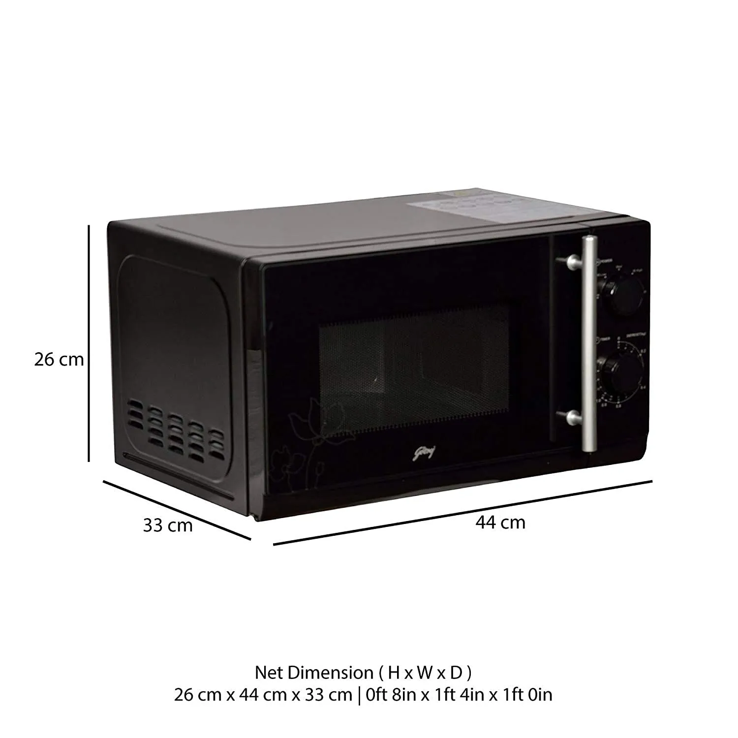 Godrej 20 L Solo Microwave Oven (GMX 20SA2, Black)