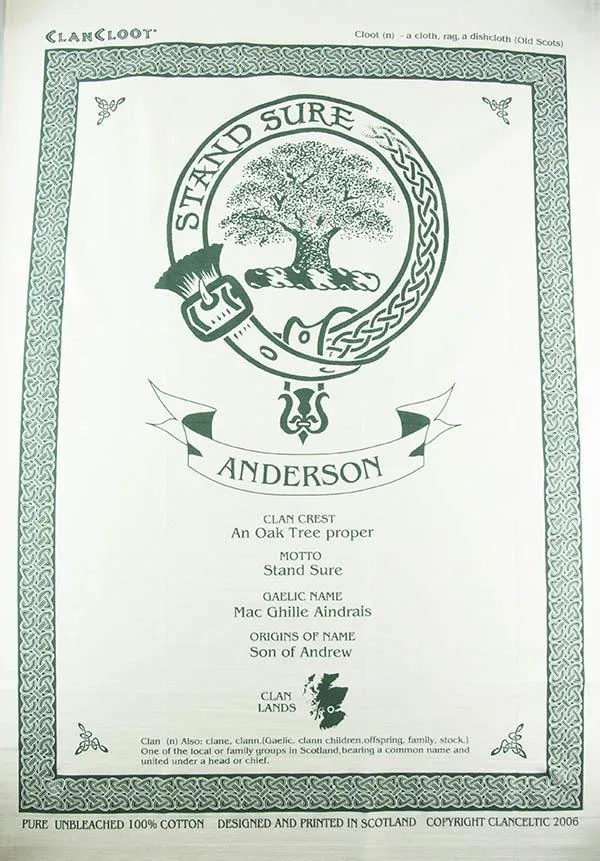 Gunn Clan Tea Towel