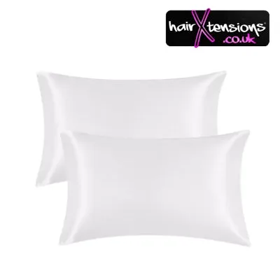 HairX Pro Satin Pillowcase (White/2 Pack)