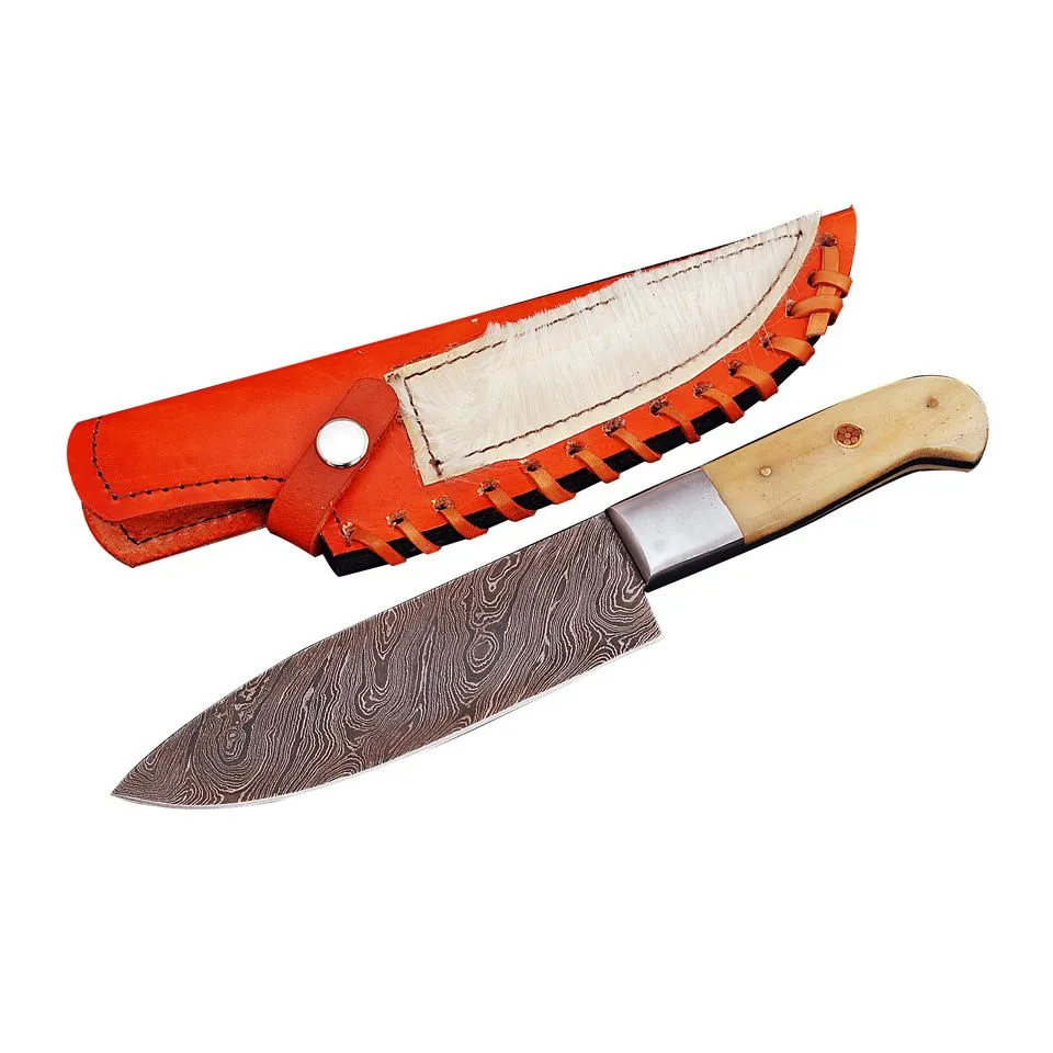 Handmade Damascus Chef Knife AMK017 Meat Professional Kitchen Knives Vegetable Slicing Knife