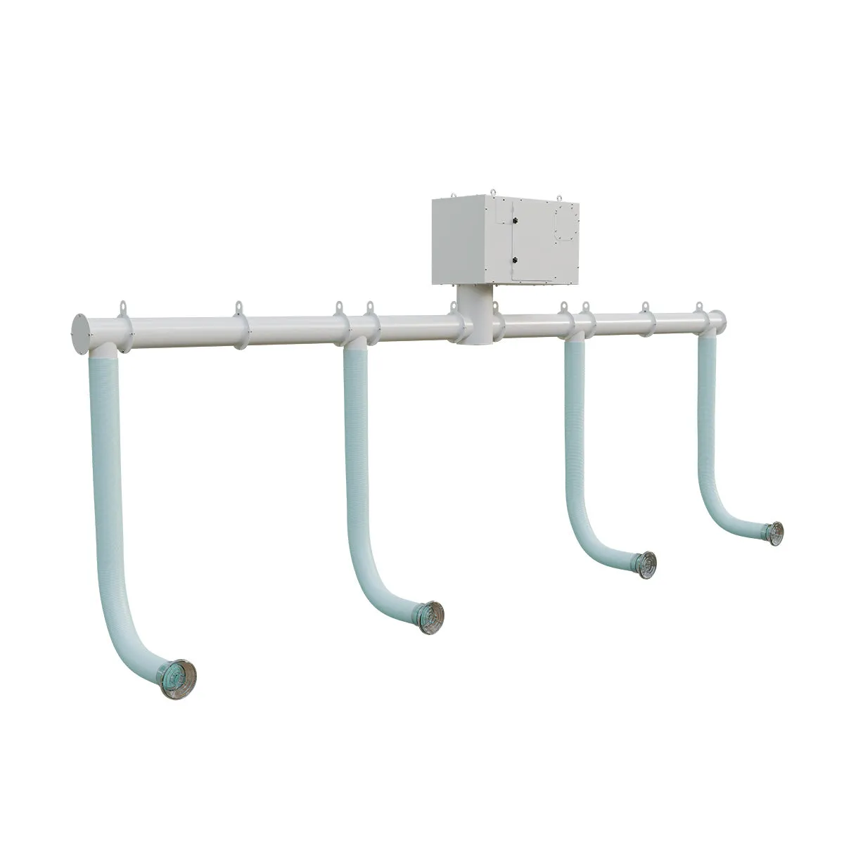 HealthyAir Ceiling-Mount Local Exhaust Ventilation System for Quad Station Source Capture