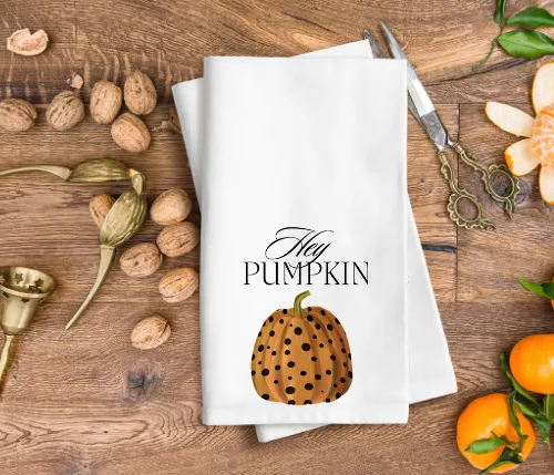 Hey Pumpkin | Tea Towel