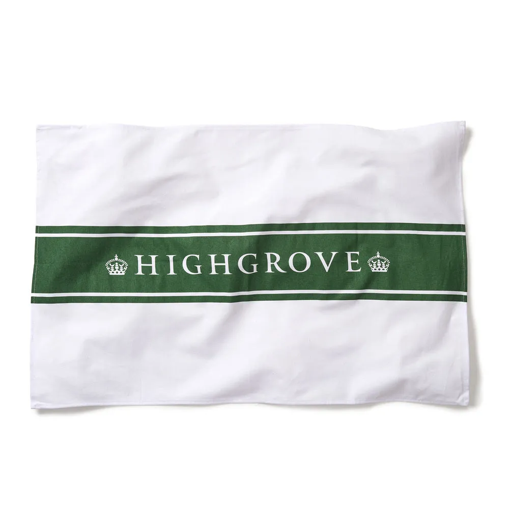 Highgrove Green Stripe Tea Towel