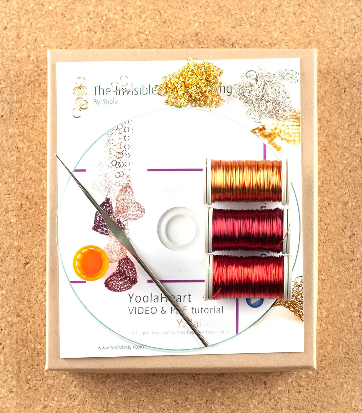 How to wire crochet a volume heart - DIY kit