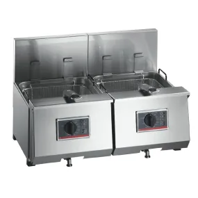 HS089-3PH FriFri Profi  8 8 Electric Countertop Fryer Twin Tank Twin Baskets 2x6.9kW Three Phase