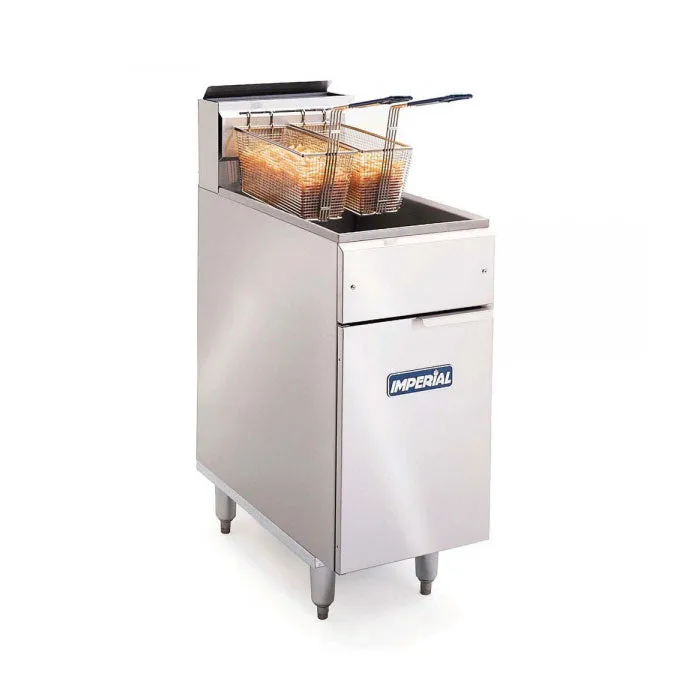 Imperial IFS-40 Floor Fryer, Natural Gas, 40 lb. cap.