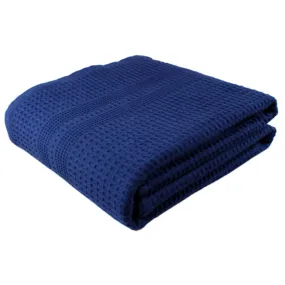 Indigo Bath Sheet, Classic Style