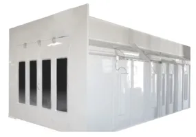 Industrial/Automotive Crossdraft Spray Booth 12' Wide x 9' High x 18' Deep I.D. (TFV12918 Series)