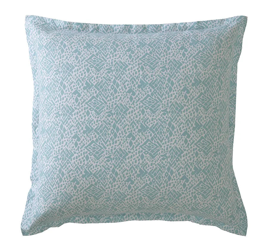 Kimba European Pillowcase Blue