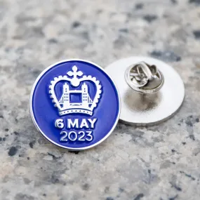 King Charles III Coronation Pin Badge - Tower Bridge Exclusive