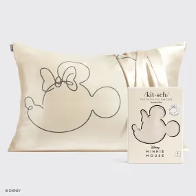 Kitsch x Mickey and Minnie Satin Pillowcase Standard Mrs. Mouse