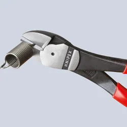 Knipex 74 21 250 SBA 10" High Leverage Angled Diagonal Cutters