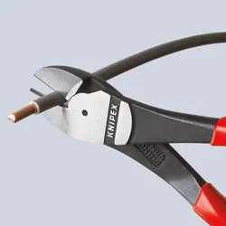 Knipex 74 21 250 SBA 10" High Leverage Angled Diagonal Cutters